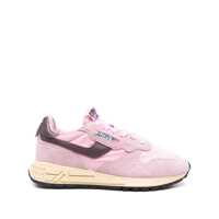 Sneakers Autry Sneakers Reelwind Low In Suede And Nylon Roseate And Rose Femei
