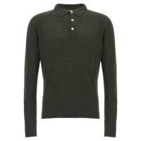 Camasi Ma'Ry'Ya Bouclé Cotton Polo Shirt Barbati