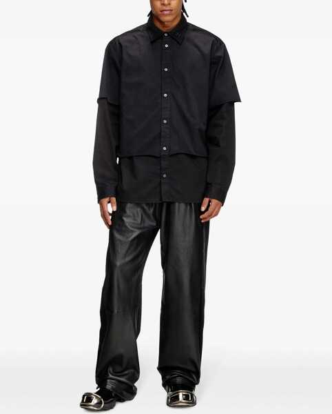 Camasi casual Diesel S-Gaston-O Shirt BLACK Barbati (BM 17209187) 2
