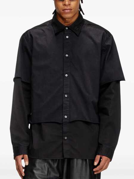 Camasi casual Diesel S-Gaston-O Shirt BLACK Barbati (BM 17209187) 3