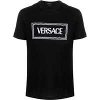 Tricouri Versace T-Shirt With '90S Vintage Embroidered Logo