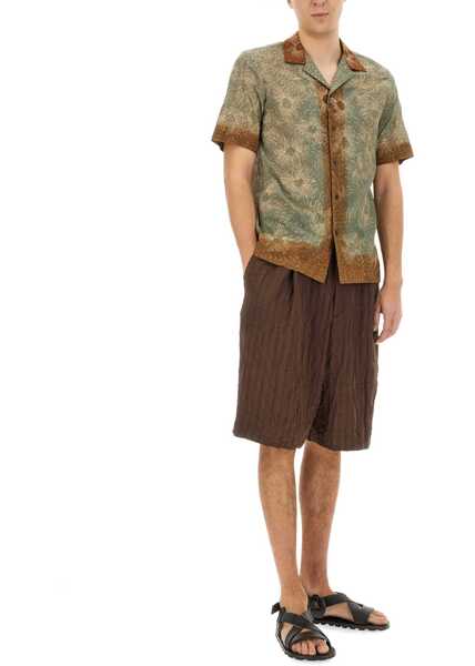 Pantaloni scurti Dries Van Noten Short Pleated BROWN Barbati (BM 17209235) 2