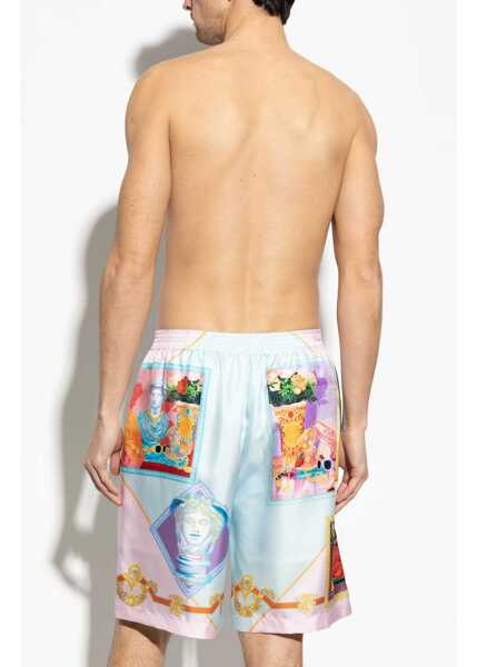 Pantaloni scurti Versace Short In Silk MULTICOLOUR Barbati (BM 17209244) 4