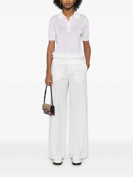 Pantaloni P.A.R.O.S.H. PANTS White Femei (BM 17209264) 2