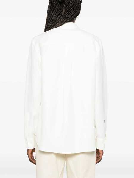 Camasi P.A.R.O.S.H. SHIRT WITH EMBROIDERED DETAIL White Femei (BM 17209285) 4
