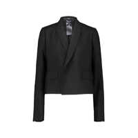 Sacouri Sapio N4C Cropped Double-Breasted Blazer Clothing Femei