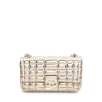 Genti mini Michael Kors Tribeca Quilted Leather Metallic Shoulder Bag Femei