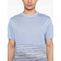 Tricouri MISSONI BEACHWEAR pentru Barbati - Tricouri MISSONI BEACHWEAR Flamed Cotton And Linen T-Shirt MULTICOLOUR Barbati (BM 17211104) - B-mall.ro