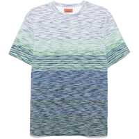 Tricouri Degradé Flamed Cotton T-Shirt Barbati