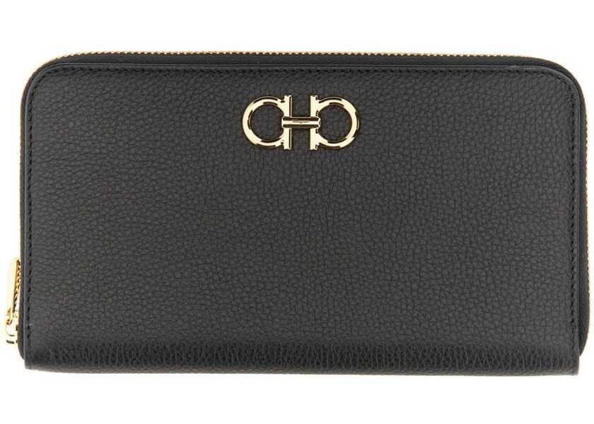 Portofele Ferragamo Gancini Wallet BLACK Femei (BM 17211779) 1