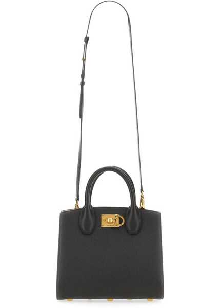 Genti de mana Ferragamo Scholarship Study Box BLACK Femei (BM 17211782) 2