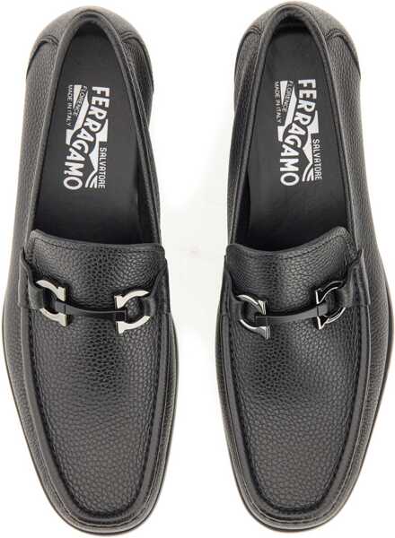 Mocasini Ferragamo Moccasin Ornament Gancini BLACK Barbati (BM 17211785) 3