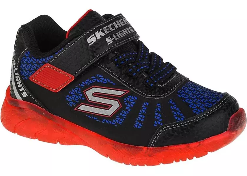 Sneakers SKECHERS Illumi-Brights Tuff Track Black Baieti (BM 17211833) 1