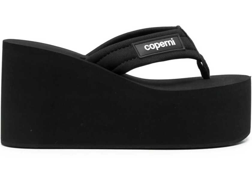 Sandale COPERNI Branded Wedge Sandals BLACK Femei (BM 17211929) 1