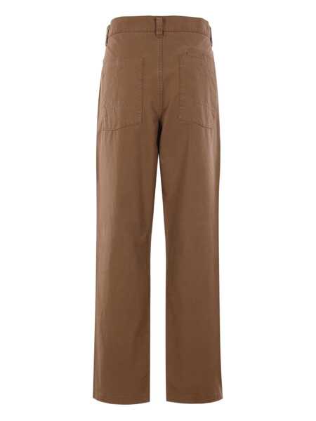 Pantaloni casual Aspesi LAB PANTS Brown Barbati (BM 17212039) 2