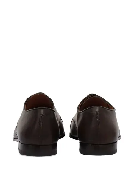 Pantofi Doucals CAP TOE DERBY SHOES IN DARK BROWN Brown Barbati (BM 17212063) 3