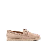 Mocasini Cenere Calzature Flat Shoes Femei