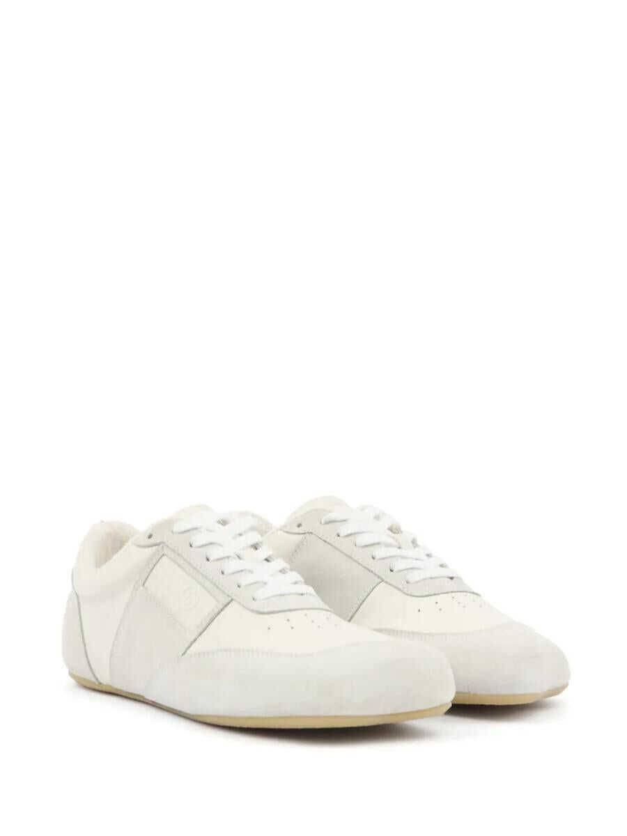 Sneakers MM6 Maison Margiela Mm6 Maison Margiela Embossed Sneakers WHITE Barbati (BM 17222566) 2