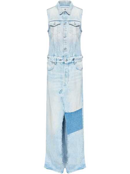 Rochii MM6 Maison Margiela Mm6 Maison Margiela Long Denim Dress BLUE Femei (BM 17222572) 1