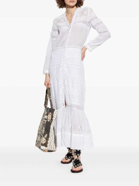 Rochii Isabel Marant Isabel Marant toile Daniva Long Dress WHITE Femei (BM 17222617) 2