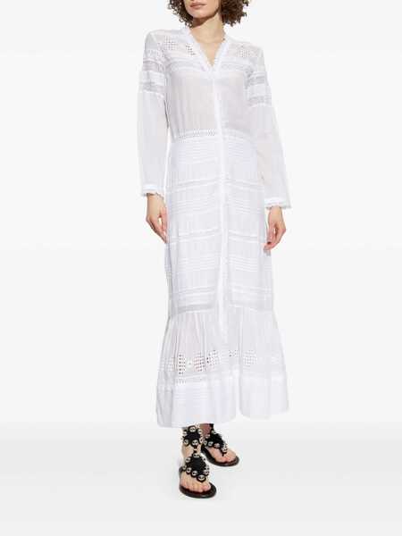 Rochii Isabel Marant Isabel Marant toile Daniva Long Dress WHITE Femei (BM 17222617) 3