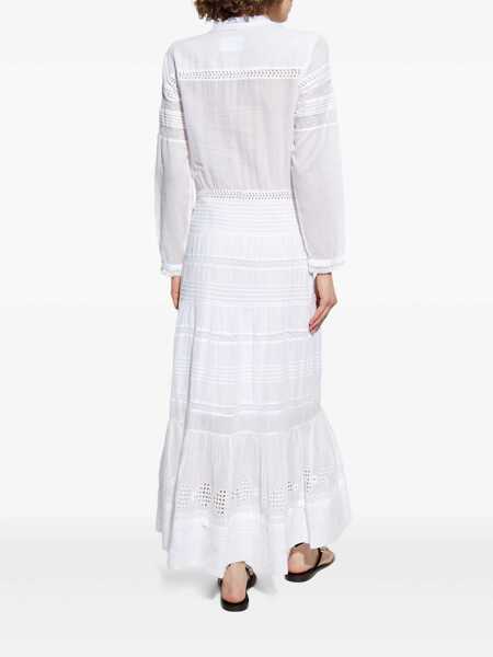 Rochii Isabel Marant Isabel Marant toile Daniva Long Dress WHITE Femei (BM 17222617) 4