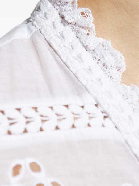 Rochii Isabel Marant Isabel Marant toile Daniva Long Dress WHITE Femei (BM 17222617) 5