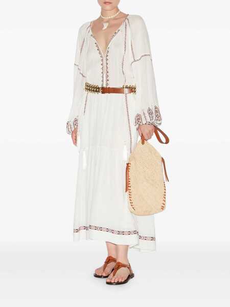 Rochii Isabel Marant Isabel Marant toile Long Florenza Dress Beige Femei (BM 17222626) 2