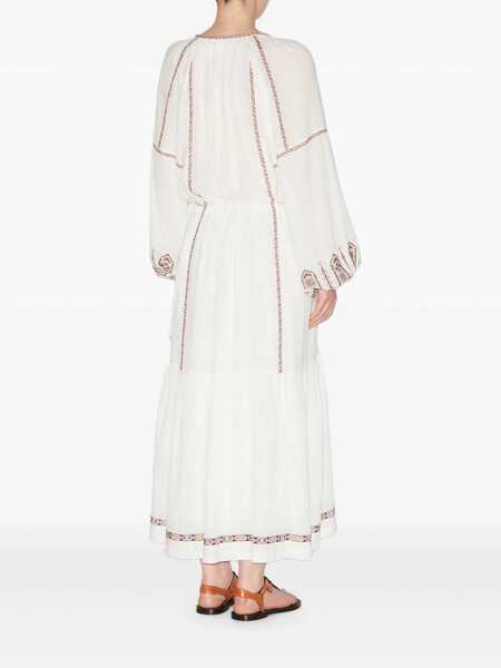 Rochii Isabel Marant Isabel Marant toile Long Florenza Dress Beige Femei (BM 17222626) 3
