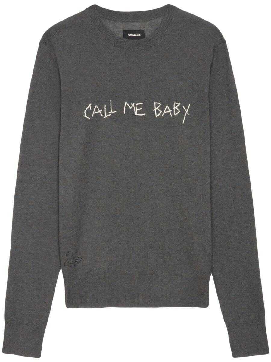 Pulovere Zadig & Voltaire Zadig&Voltaire Pravis Cp Cmb Clothing 23 ANTHRACITE Femei (BM 17224867) 1