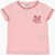 GOLDEN GOOSE KIDS Cotton Edna Crew-Neck T-Shirt With Flowers Embroidery Pink