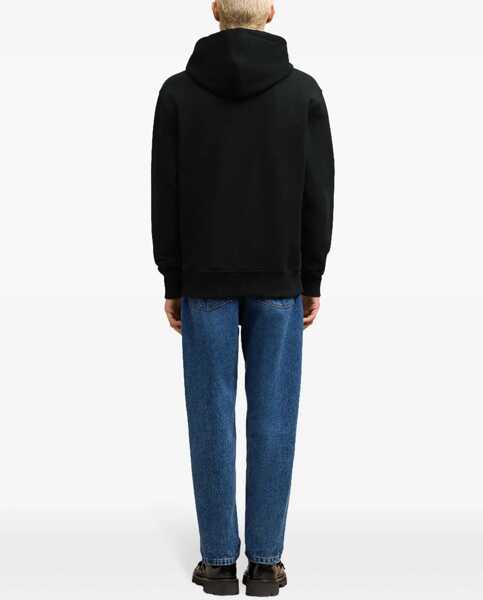 Bluze de trening AMI Paris Logoed Hoodie NOIR Barbati (BM 17227316) 4