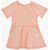 Burberry Kids Terry-Cotton Kirsty Dress With Visible Stitching Pink