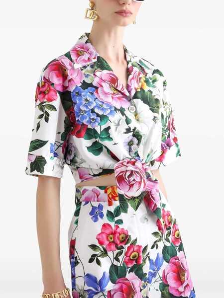 Bluze Dolce & Gabbana Shirt With Floral Pattern MULTICOLOUR Femei (BM 17227622) 4