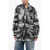 Off-White Printed Nylon Xray Padded Windbreaker Black & White
