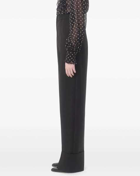 Pantaloni casual Valentino Garavani Virgin Wool Trousers BLACK Femei (BM 17227943) 4