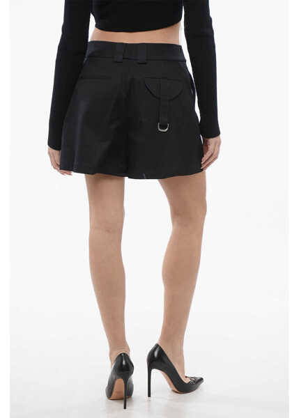 Pantaloni scurti Off-White High Waisted Cargo Shorts Black Femei (BM 17228276) 2