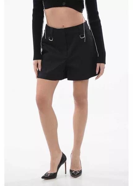 Pantaloni scurti Off-White High Waisted Cargo Shorts Black Femei (BM 17228276) 1