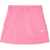 OFF-WHITE KIDS Solid Color Fleeced Skirt With 2 Pocket Pink