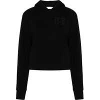 Bluze de trening Brushed Cotton Hoodie With Embroidered Hoodie Femei