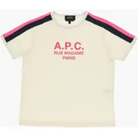 Tricouri A.P.C. Cotton Crew-Neck T-Shirt With Contrast Side Bands