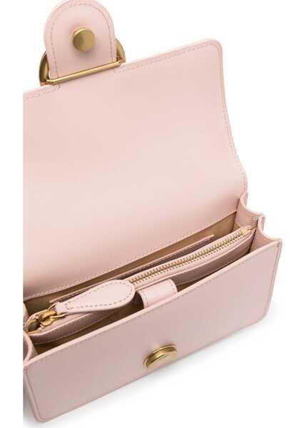 Genti de umar Pinko Love One Mini Shoulder Bag CIPRIA-ANTIQUE GOLD Femei (BM 17228663) 5
