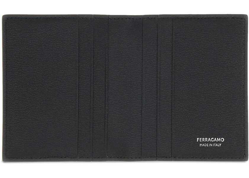 Portofele Ferragamo Billfold Card Holder BLACK Barbati (BM 17228684) 4