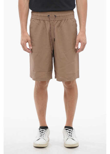 Pantaloni scurti Viktor & Rolf 4-Pocketed Shorts With Drawstringed Elastic Waistband Brown Barbati (BM 17228786) 1