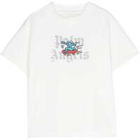 Tricouri Keith Haring Cotton Crew-Neck T-Shirt With Embossed Detail Baieti