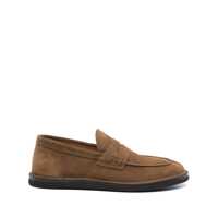Mocasini Cenere Calzature Flat Shoes Barbati