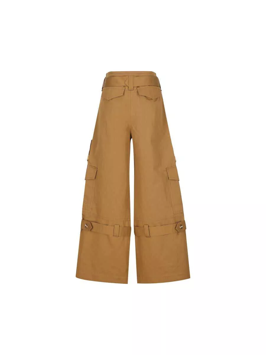 Pantaloni casual ZIMMERMANN Zimmermann Pants BROWN Femei (BM 17229961) 2