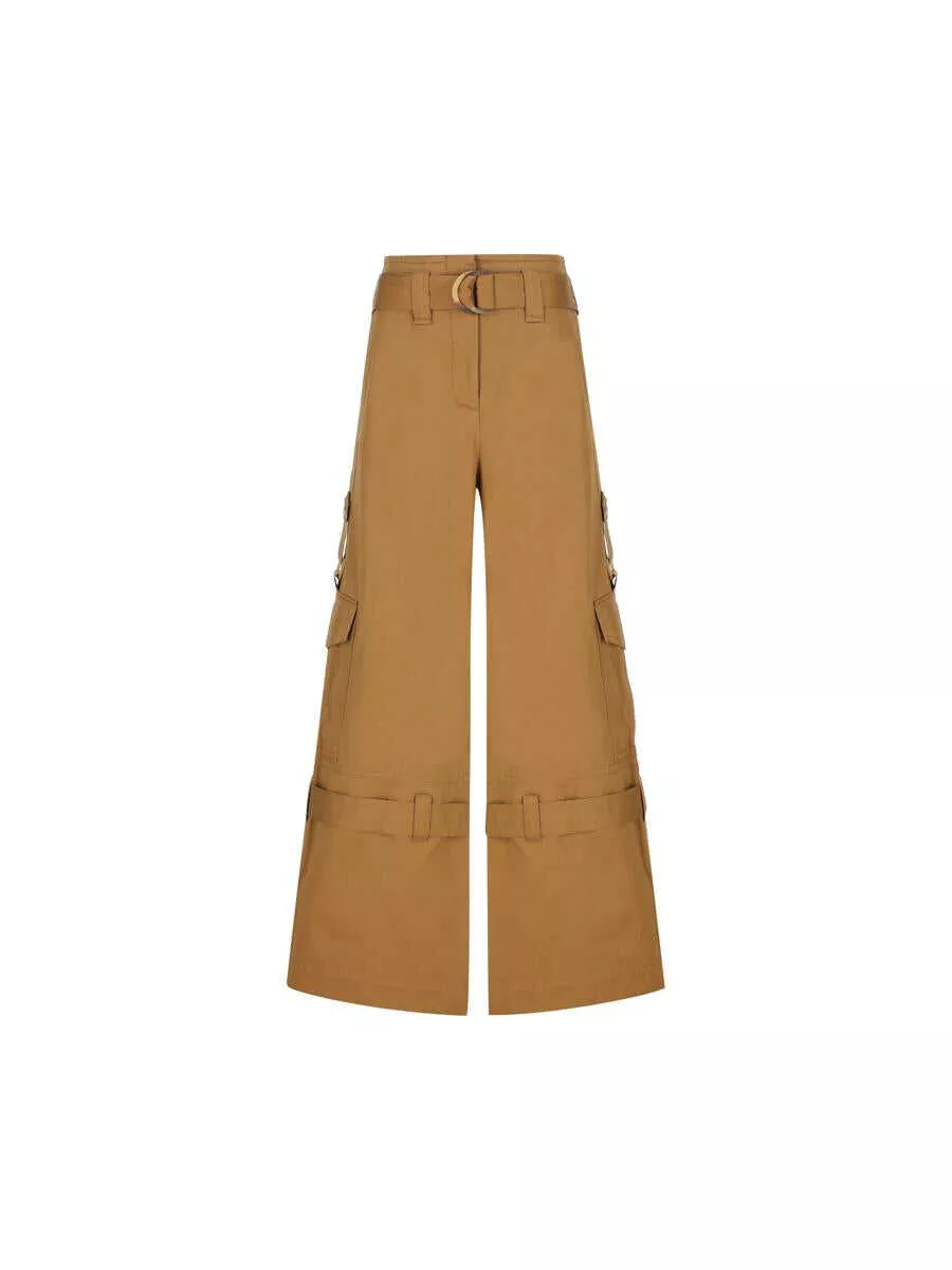 Pantaloni casual ZIMMERMANN Zimmermann Pants BROWN Femei (BM 17229961) 1