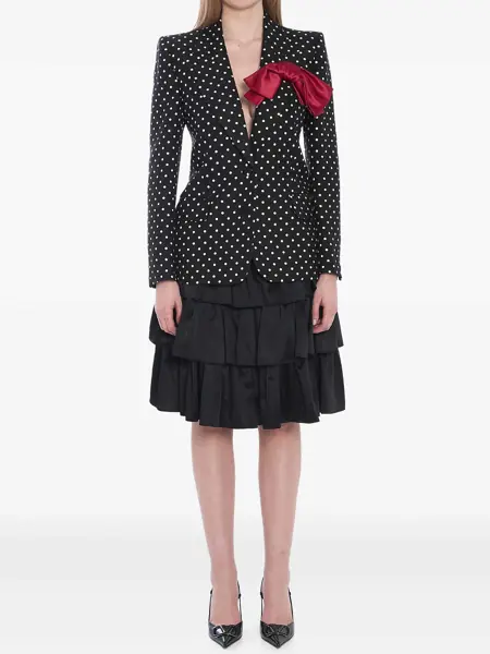 Geci Valentino Garavani Jacket With Pludepois Print Black Femei (BM 17230024) 1