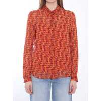 Bluze Printed Silk Blouse Femei